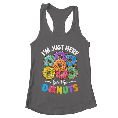 I'm Just Here For The Donuts Lover Funny Humor Donut Day Shirt & Tank Top | teecentury