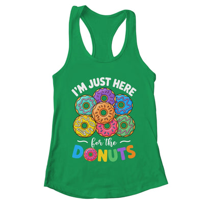 I'm Just Here For The Donuts Lover Funny Humor Donut Day Shirt & Tank Top | teecentury
