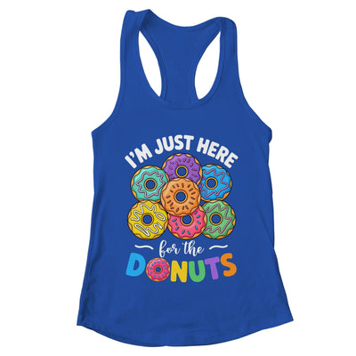 I'm Just Here For The Donuts Lover Funny Humor Donut Day Shirt & Tank Top | teecentury