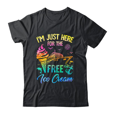 I'm Just Here For The Free Ice Cream Family Cruise Trip 2024 Shirt & Tank Top | teecentury