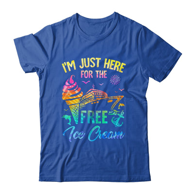 I'm Just Here For The Free Ice Cream Family Cruise Trip 2024 Shirt & Tank Top | teecentury