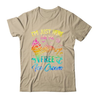 I'm Just Here For The Free Ice Cream Family Cruise Trip 2024 Shirt & Tank Top | teecentury