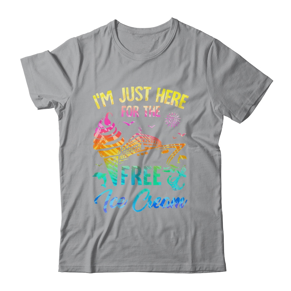 I'm Just Here For The Free Ice Cream Family Cruise Trip 2024 Shirt & Tank Top | teecentury