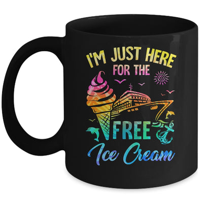 I'm Just Here For The Free Ice Cream Family Cruise Trip 2024 Mug | teecentury