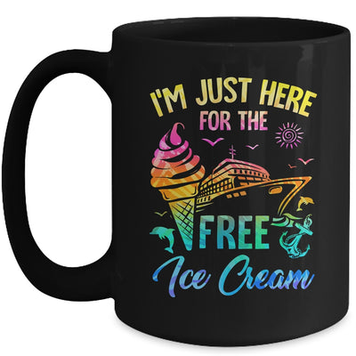 I'm Just Here For The Free Ice Cream Family Cruise Trip 2024 Mug | teecentury