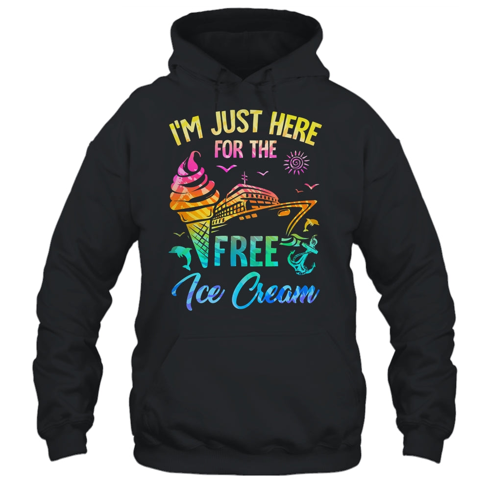 I'm Just Here For The Free Ice Cream Family Cruise Trip 2024 Shirt & Tank Top | teecentury
