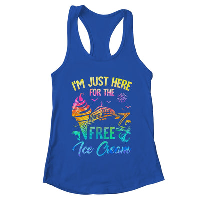 I'm Just Here For The Free Ice Cream Family Cruise Trip 2024 Shirt & Tank Top | teecentury