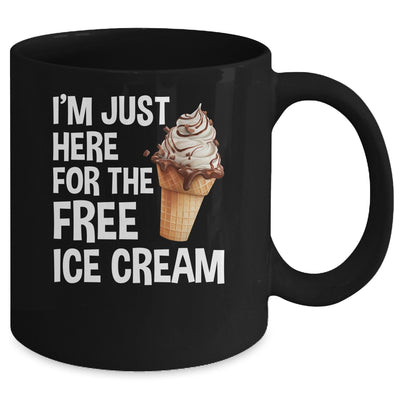 I'm Just Here For The Free Ice Cream Funny Cruise 2024 Mug | teecentury