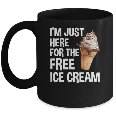 I'm Just Here For The Free Ice Cream Funny Cruise 2024 Mug | teecentury
