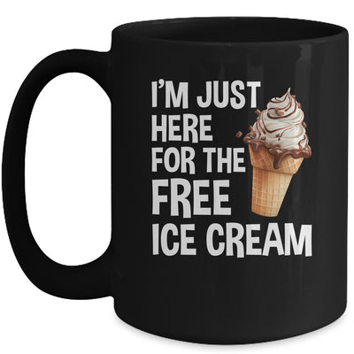 I'm Just Here For The Free Ice Cream Funny Cruise 2024 Mug | teecentury