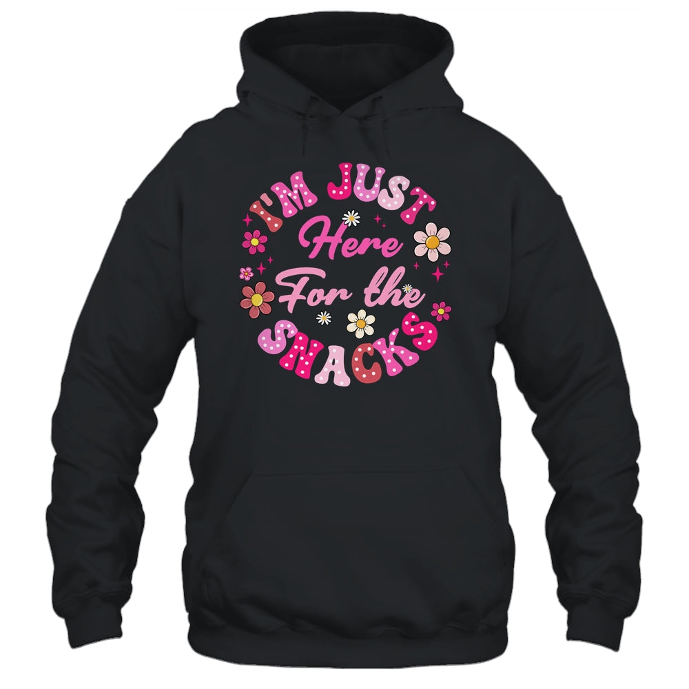 I'm Just Here For The Snacks Funny Saying Girls Kids Shirt & Tank Top | teecentury