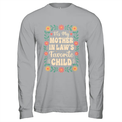 I'm My Mother In Law's Favorite Child Funny Son In Law Shirt & Hoodie | teecentury