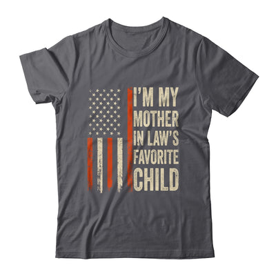 I'm My Mother In Law's Favorite Child Vintage Flag Christmas Shirt & Hoodie | teecentury