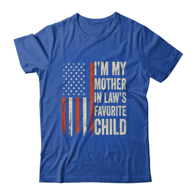I'm My Mother In Law's Favorite Child Vintage Flag Christmas Shirt & Hoodie | teecentury