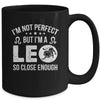 I'm Not Perfect But I'm A Leo Funny Horoscope Zodiac Sign Mug | teecentury