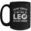 I'm Not Perfect But I'm A Leo Funny Horoscope Zodiac Sign Mug | teecentury