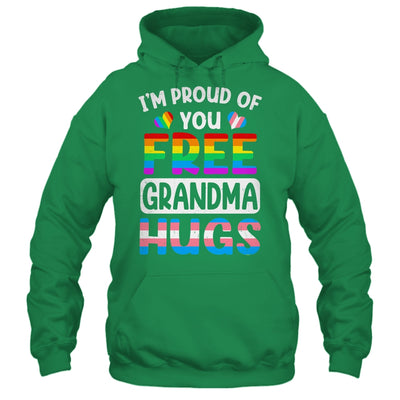 I'm Proud Of You Free Grandma Hugs LGBT LGBTQ Gay Pride Shirt & Tank Top | teecentury