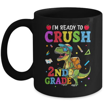 I'm Ready To Crush 2nd Grade Dinosaur Back To School Boy Kid Mug | teecentury