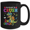 I'm Ready To Crush 2nd Grade Dinosaur Back To School Boy Kid Mug | teecentury