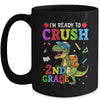 I'm Ready To Crush 2nd Grade Dinosaur Back To School Boy Kid Mug | teecentury