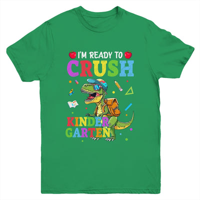 I'm Ready To Crush Kindergarten Dinosaur Back To School Kids Youth Shirt | teecentury
