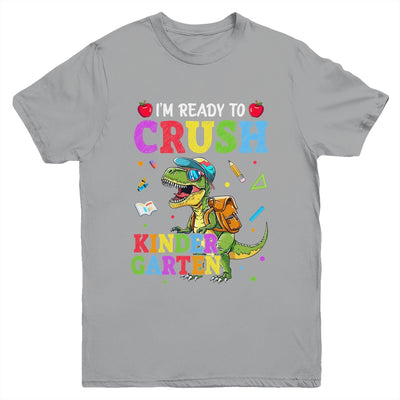 I'm Ready To Crush Kindergarten Dinosaur Back To School Kids Youth Shirt | teecentury