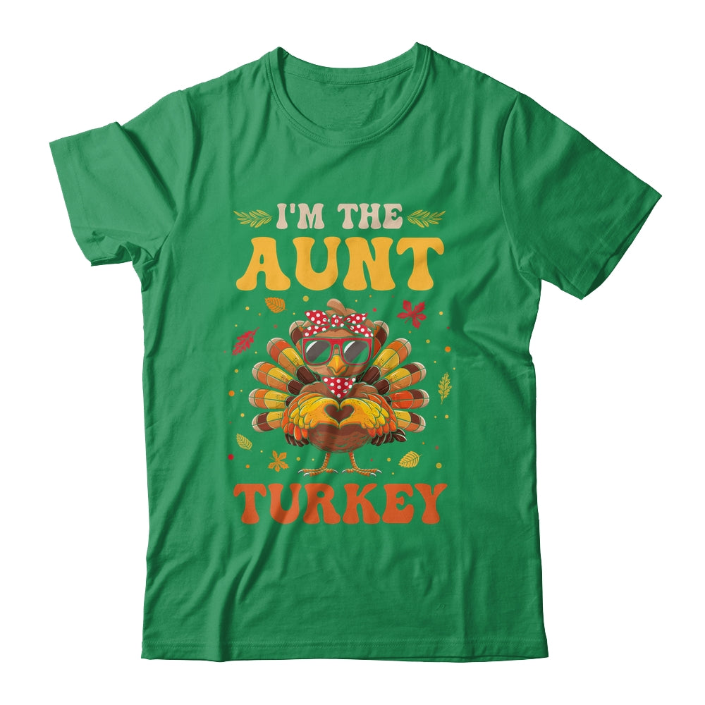 I'm The Aunt Turkey Matching Family Thanksgiving Costume Shirt & Hoodie | teecentury