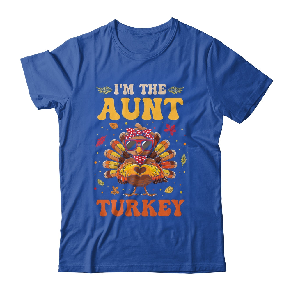 I'm The Aunt Turkey Matching Family Thanksgiving Costume Shirt & Hoodie | teecentury