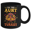 I'm The Aunt Turkey Matching Family Thanksgiving Costume Mug | teecentury