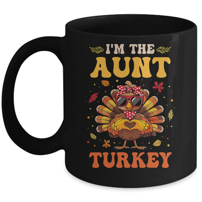 I'm The Aunt Turkey Matching Family Thanksgiving Costume Mug | teecentury