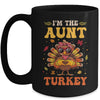 I'm The Aunt Turkey Matching Family Thanksgiving Costume Mug | teecentury