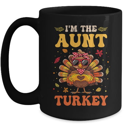 I'm The Aunt Turkey Matching Family Thanksgiving Costume Mug | teecentury