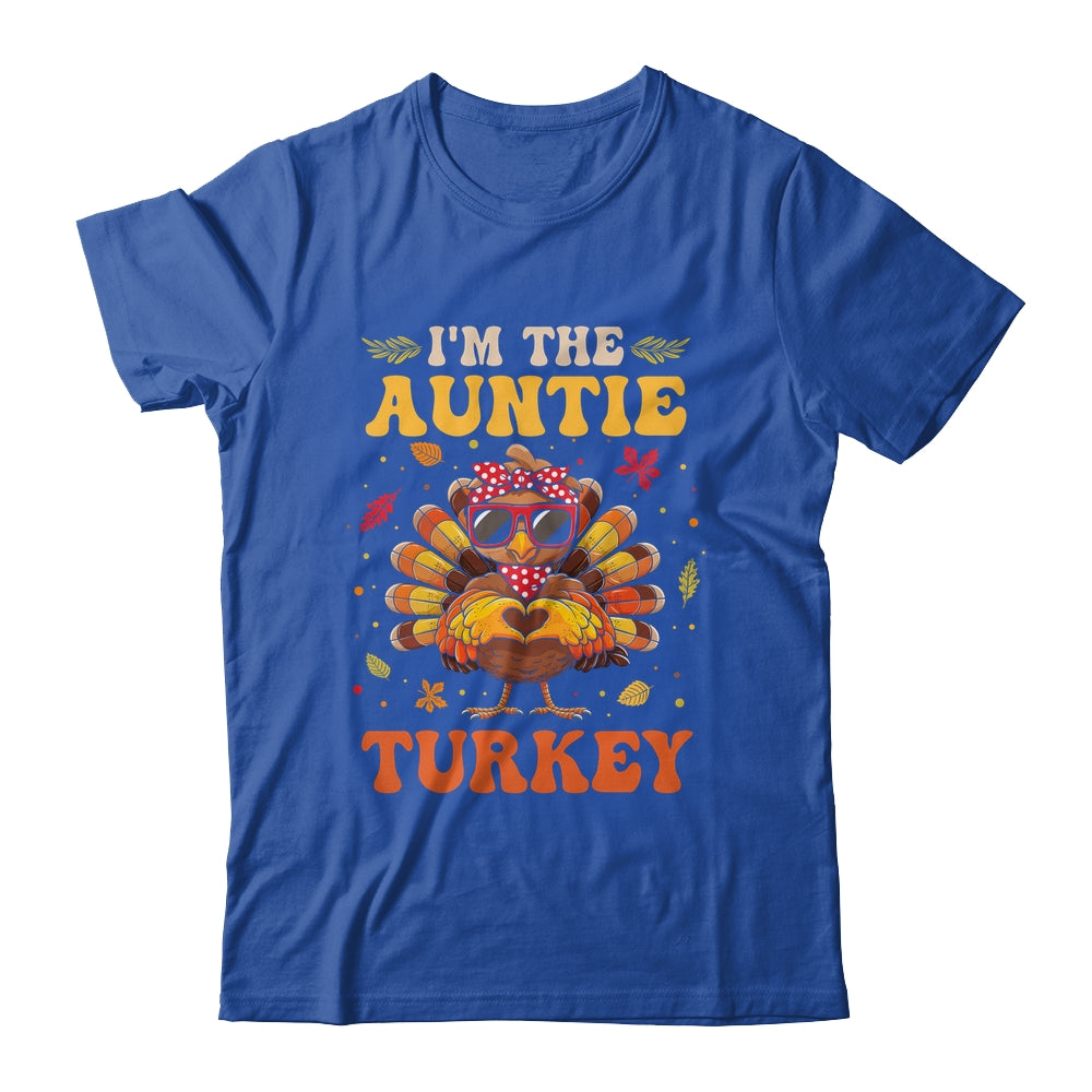 I'm The Auntie Turkey Matching Family Thanksgiving Costume Shirt & Hoodie | teecentury