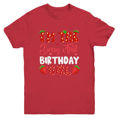 I'm The Berry First Birthday Of Girl Sweet Strawberry Youth Shirt | teecentury