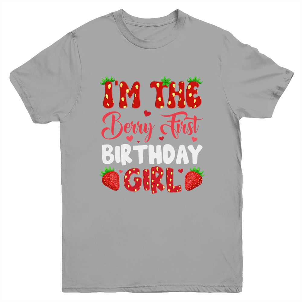 I'm The Berry First Birthday Of Girl Sweet Strawberry Youth Shirt | teecentury