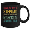 I'm The Best Step Dad Crazy Kids Fathers Day From Daughter Mug | teecentury