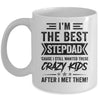 I'm The Best Stepdad Funny Father's Day From Crazy Kids Mug | teecentury