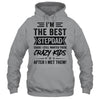 I'm The Best Stepdad Funny Father's Day From Crazy Kids Shirt & Hoodie | teecentury