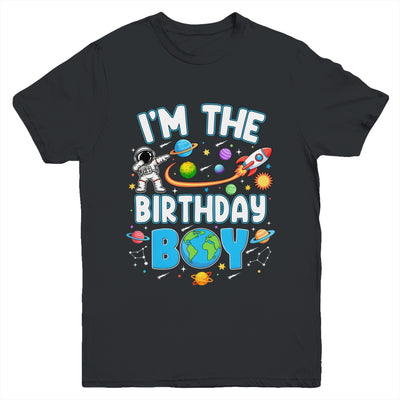 I'm The Birthday Boy Astronaut Family Space Planets Youth Shirt | teecentury