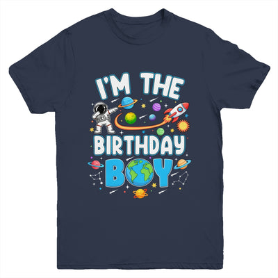 I'm The Birthday Boy Astronaut Family Space Planets Youth Shirt | teecentury