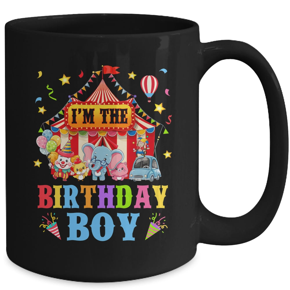 I'm The Birthday Boy Circus Carnival Family Party 1st Bday Mug | teecentury