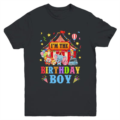 I'm The Birthday Boy Circus Carnival Family Party 1st Bday Youth Shirt | teecentury