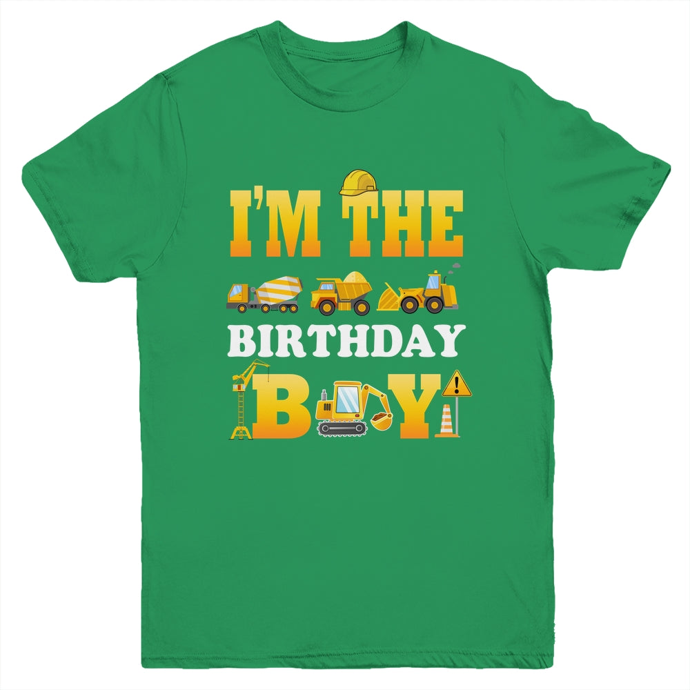 I'm The Birthday Boy Construction Matching Family Youth Shirt | teecentury