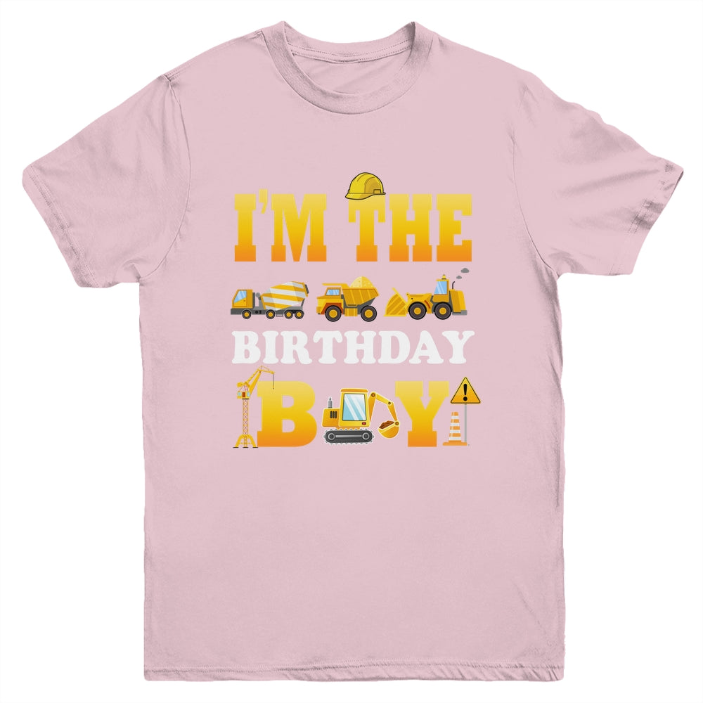 I'm The Birthday Boy Construction Matching Family Youth Shirt | teecentury