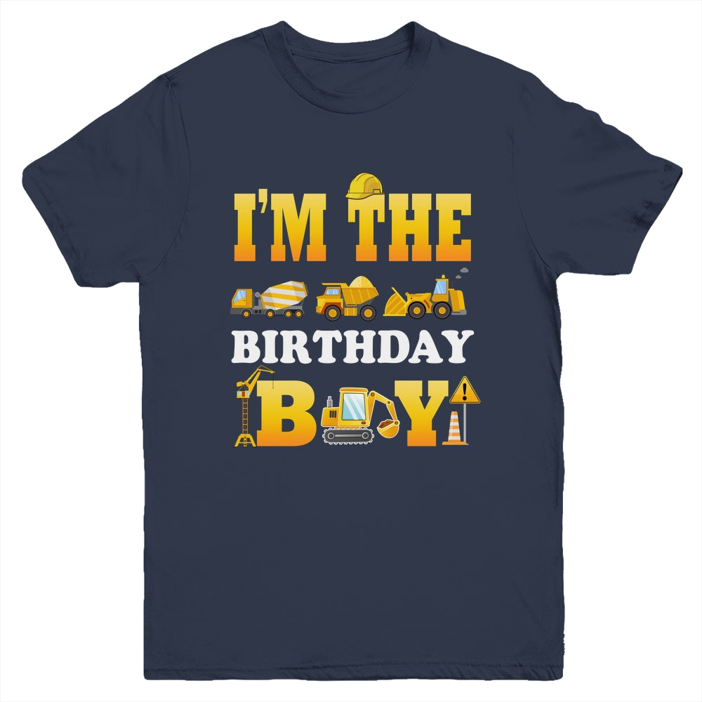 I'm The Birthday Boy Construction Matching Family Youth Shirt | teecentury