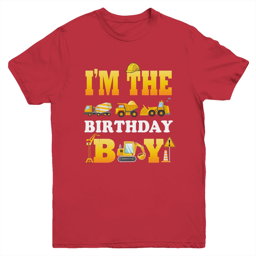 I'm The Birthday Boy Construction Matching Family Youth Shirt | teecentury