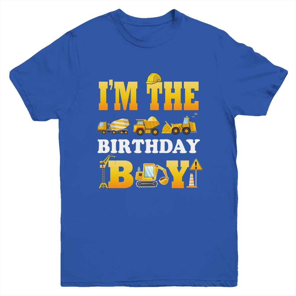 I'm The Birthday Boy Construction Matching Family Youth Shirt | teecentury