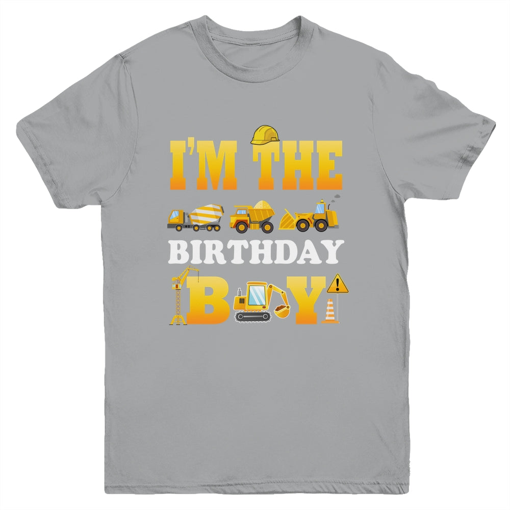 I'm The Birthday Boy Construction Matching Family Youth Shirt | teecentury