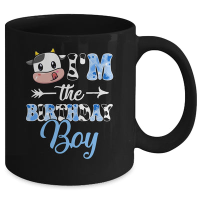I'm The Birthday Boy Farm Cow 1St Birthday Boy Mug | teecentury