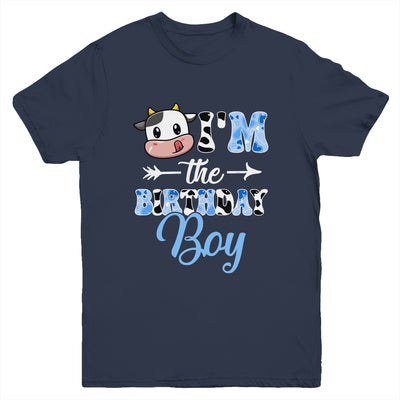 I'm The Birthday Boy Farm Cow 1St Birthday Boy Youth Shirt | teecentury